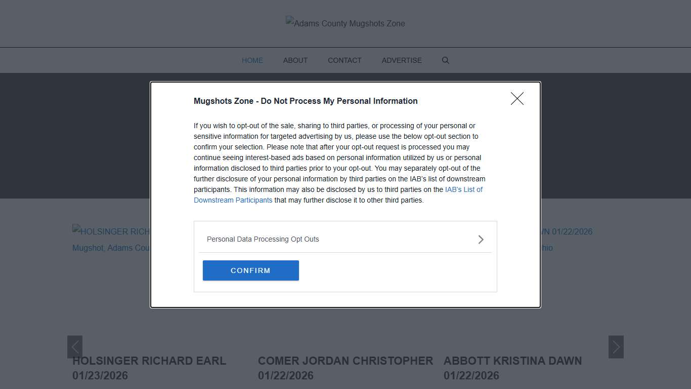 Adams County Mugshots Zone